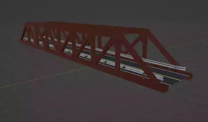 Magnificent Rustic Truss Bridge