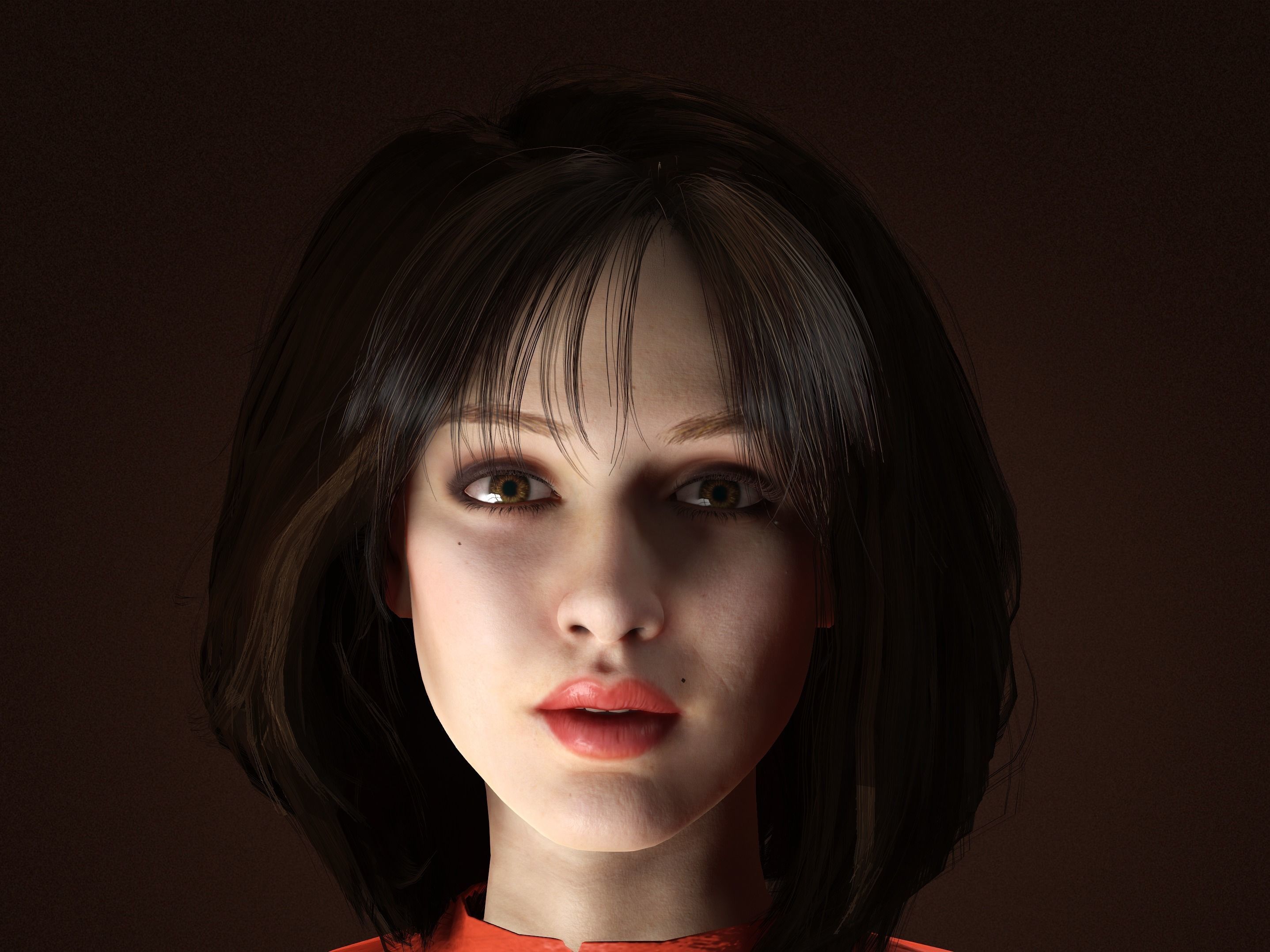 Desi-Female character and outfit Free 3D model_9