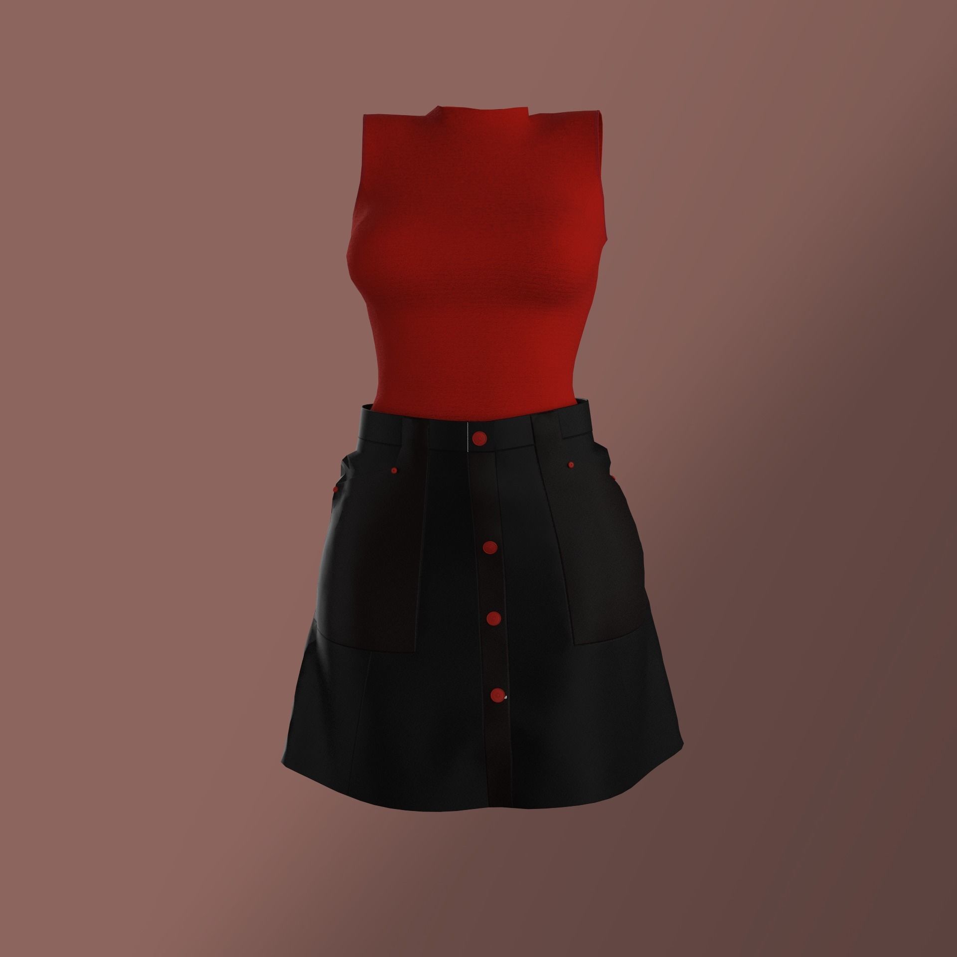 Desi-Female character and outfit Free 3D model_5