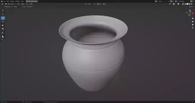 EARTHEN POT 3D model
