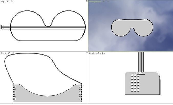 Eye Safety Glass-1-0016-24-11-22 3D model