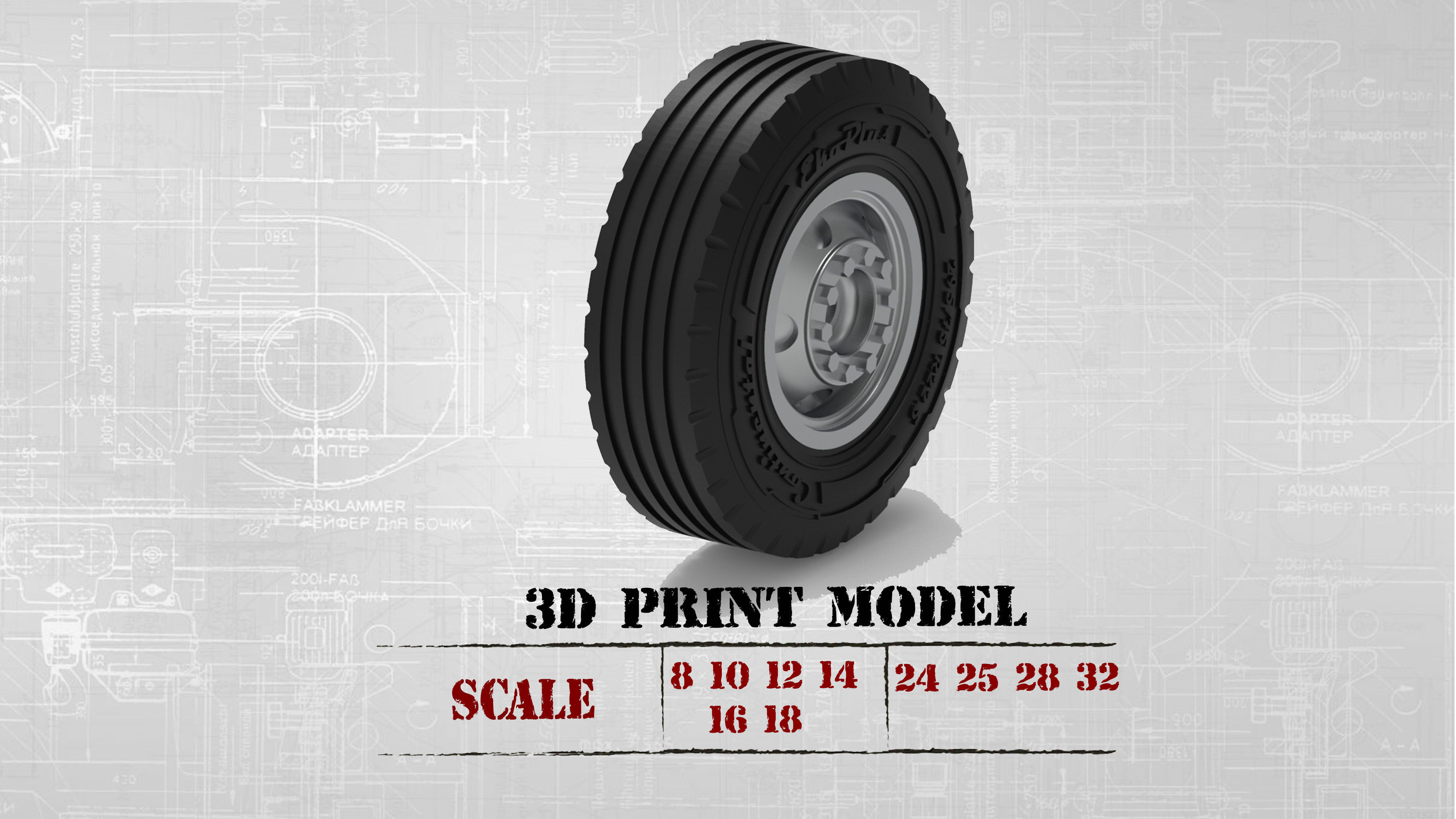 DIY RC Car Trucks Tires Rims and Mold rims 3D print model_2