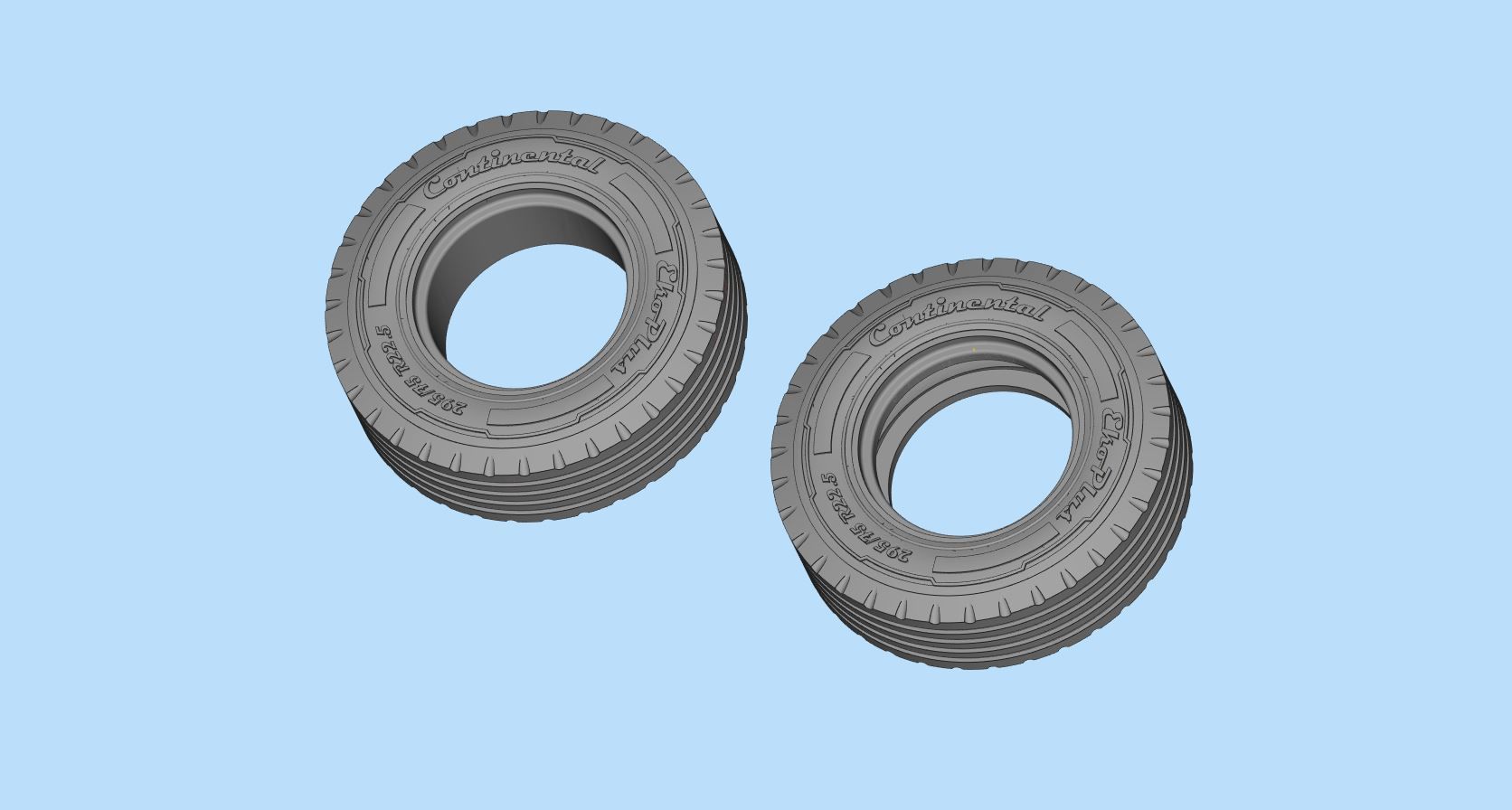 DIY RC Car Trucks Tires Rims and Mold rims 3D print model_13