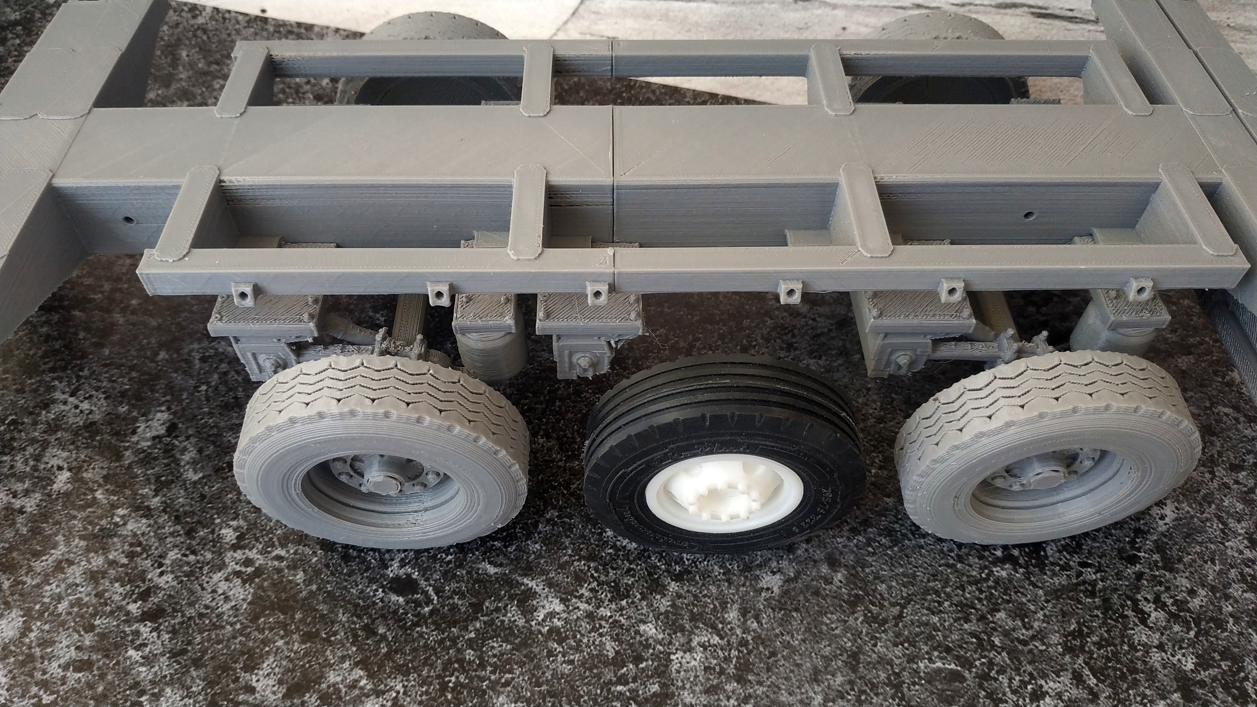 DIY RC Car Trucks Tires Rims and Mold rims 3D print model_17