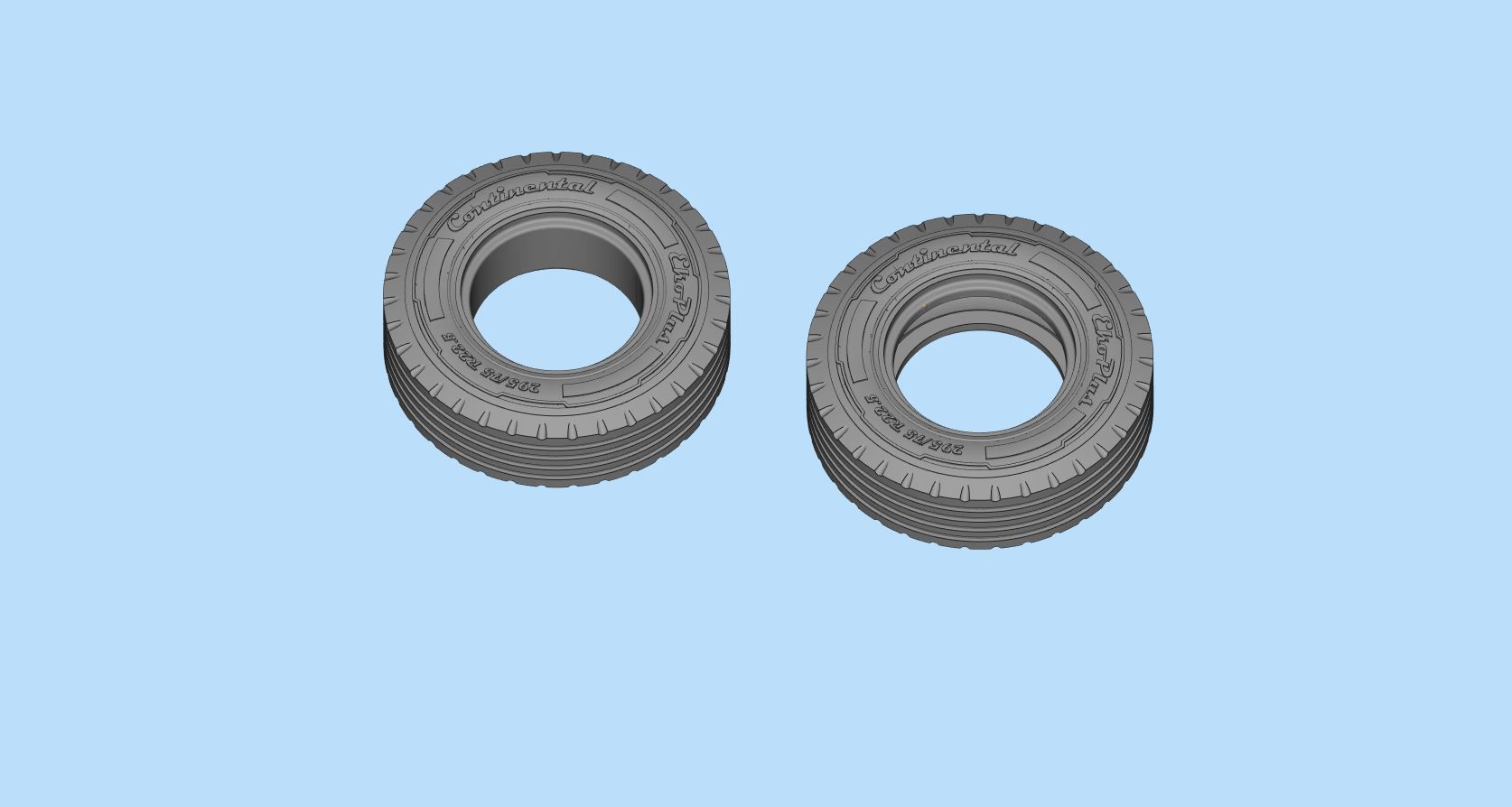 DIY RC Car Trucks Tires Rims and Mold rims 3D print model_8