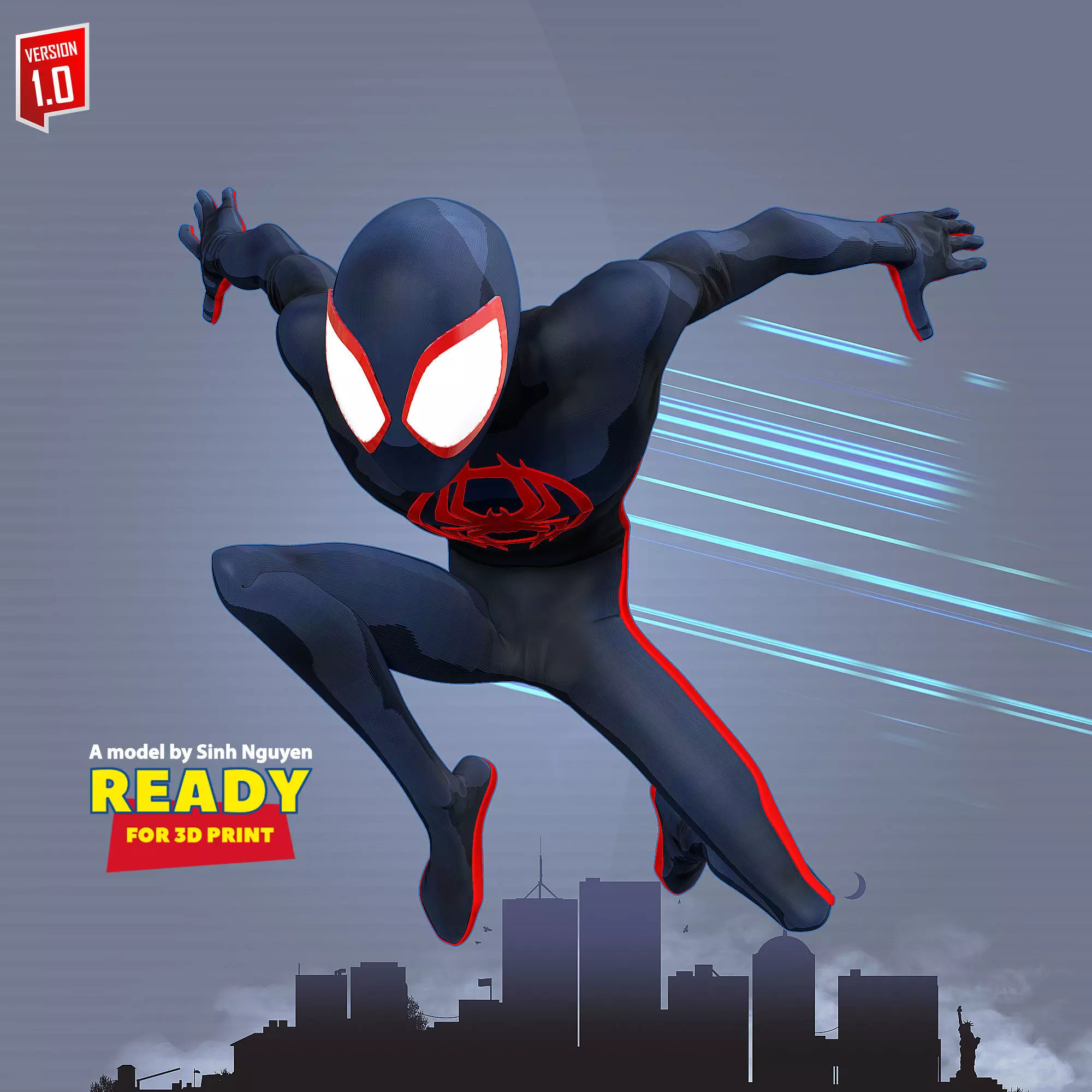 Spider-Man - Across the Spider-Verse Fanart 3D print model_0