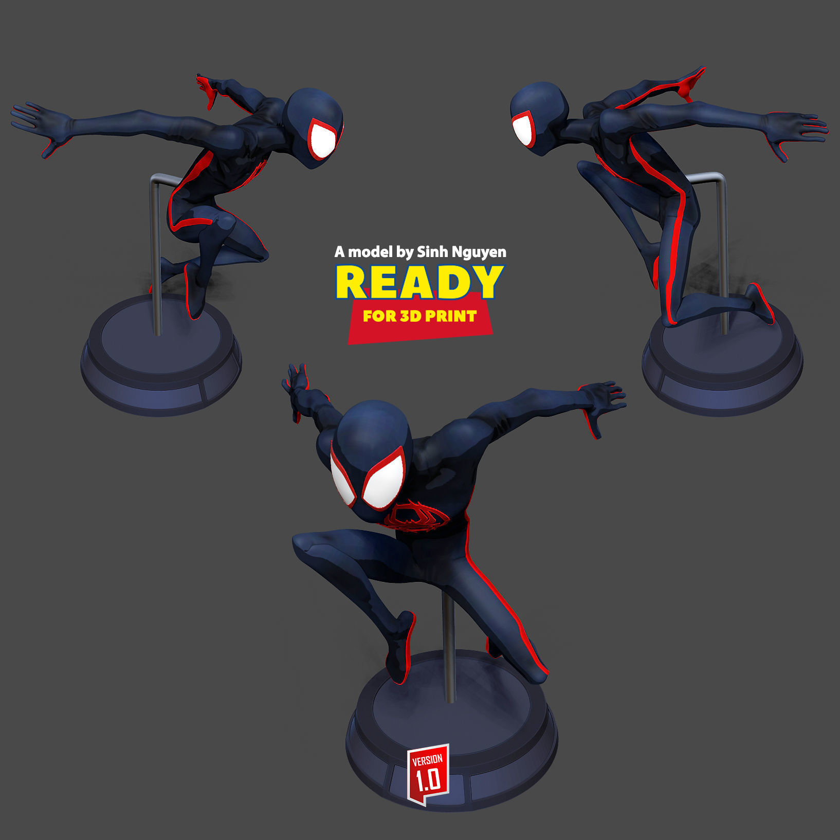 Spider-Man - Across the Spider-Verse Fanart 3D print model_1