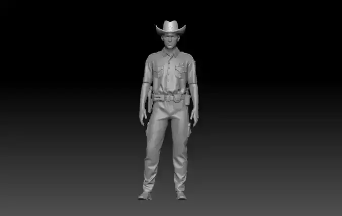 SHERIFF 1 3D print model