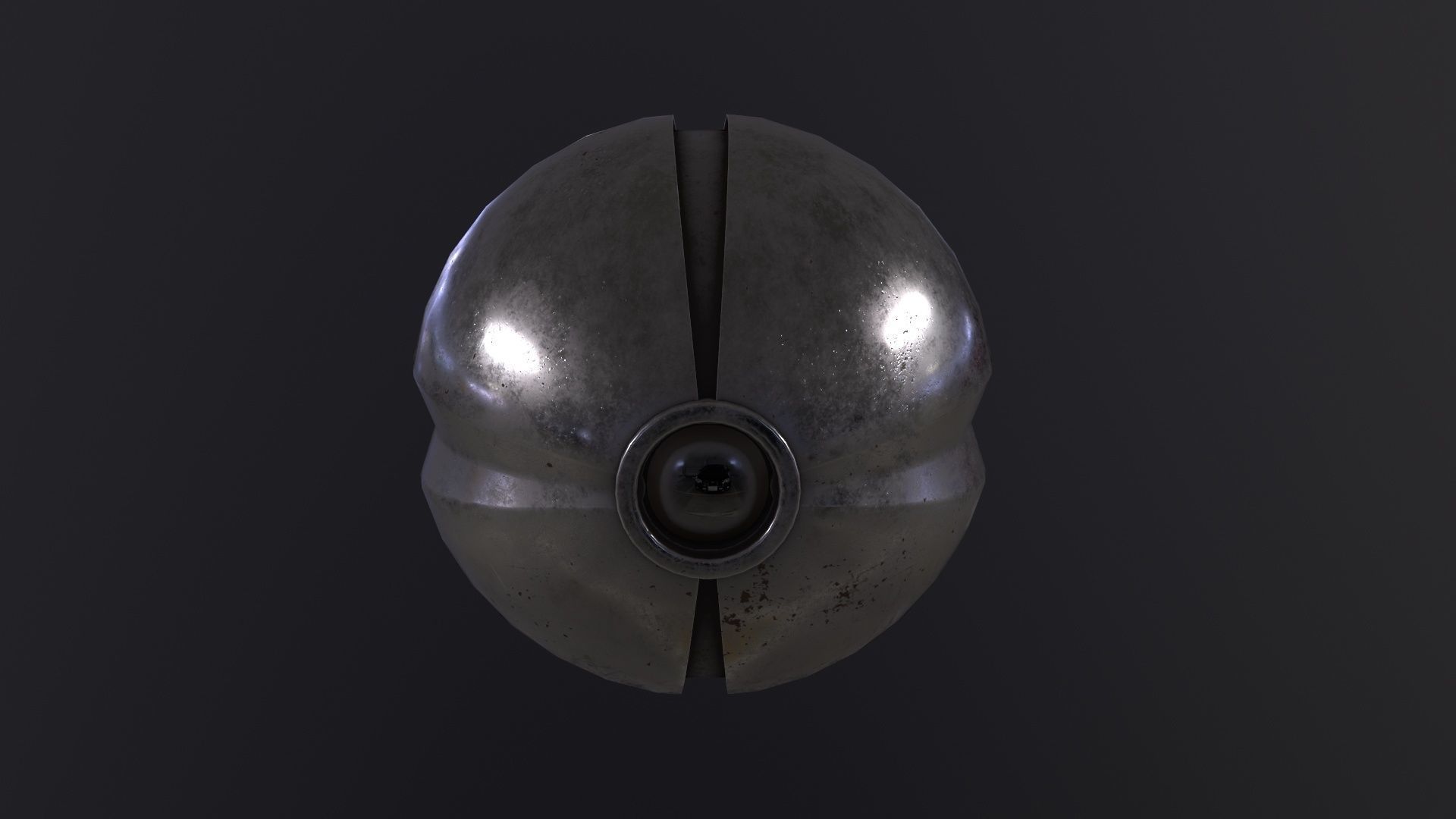 SciFi camera drone 3D Model Low-poly 3D model_3