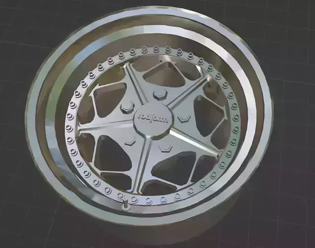 Rotiform Forged LGB Wheels Rims 3D Print Ready Model 