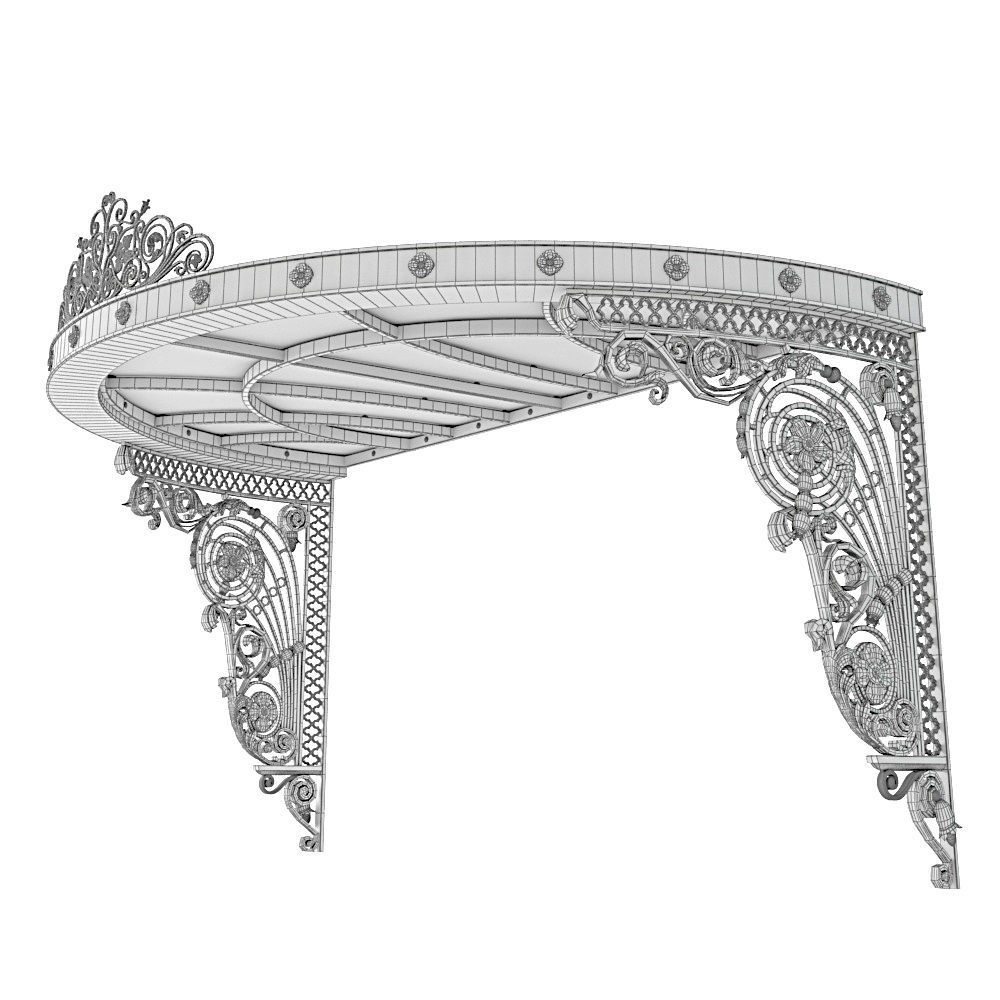 Glass visor 2 3D model 3D model_4