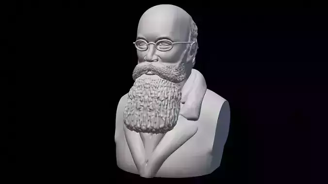 Professor Mykhailo Hrushevskyi Bust
