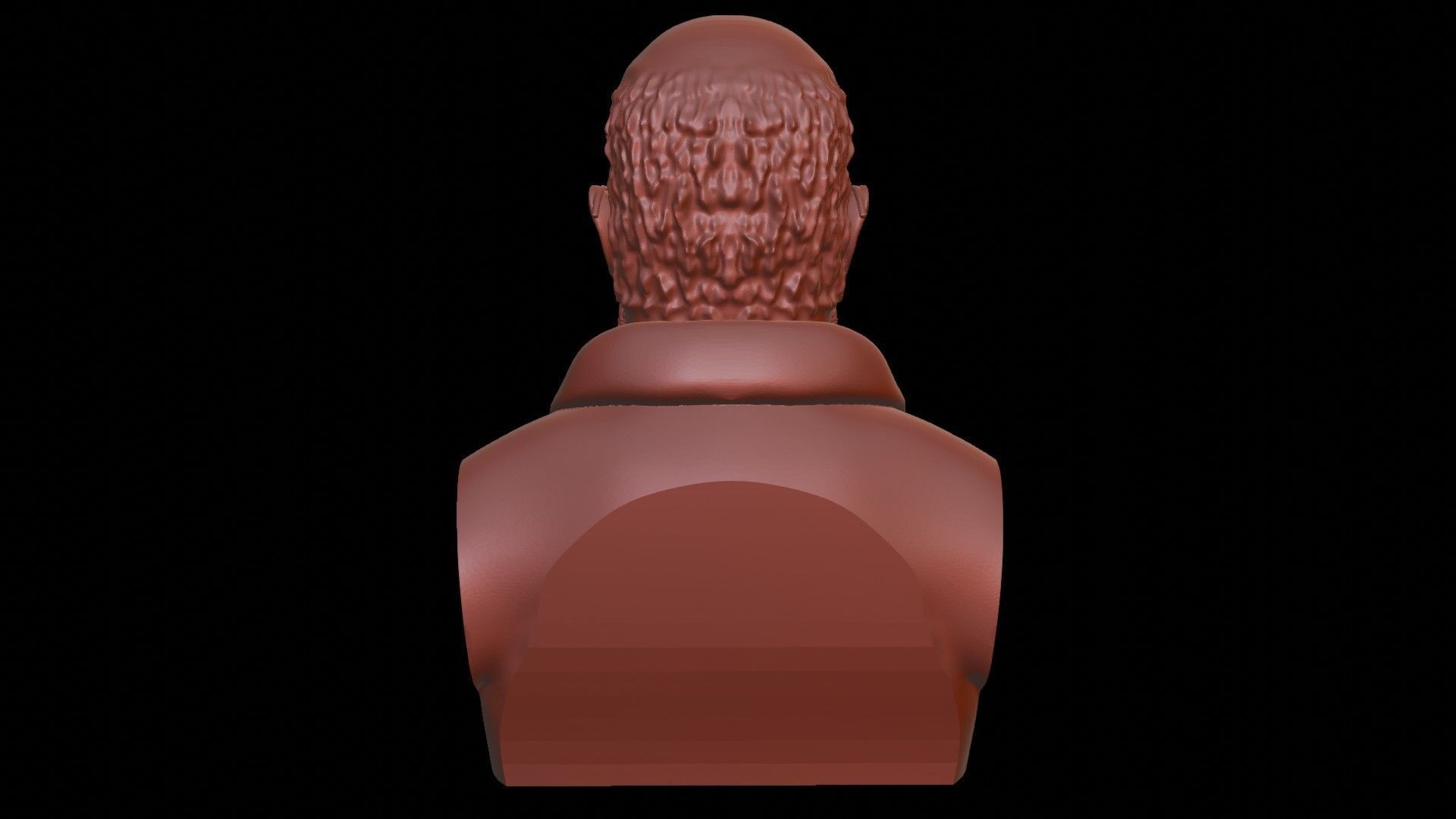 Professor Mykhailo Hrushevskyi Bust 3D print model_12