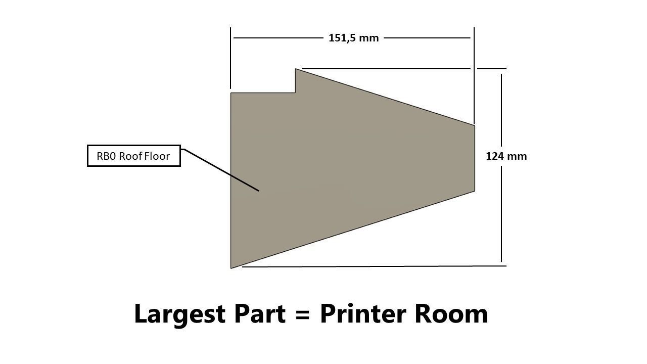 Triangle City House - H0 Scale 3D print model_7