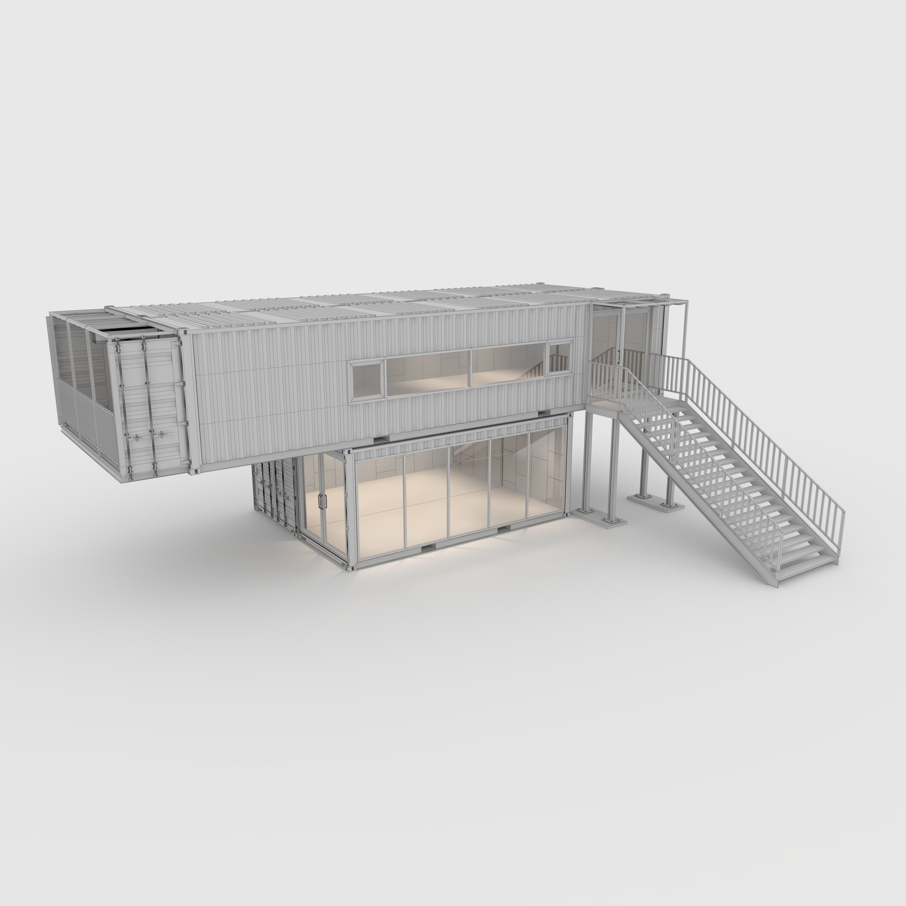 Container House 2 3D model_11