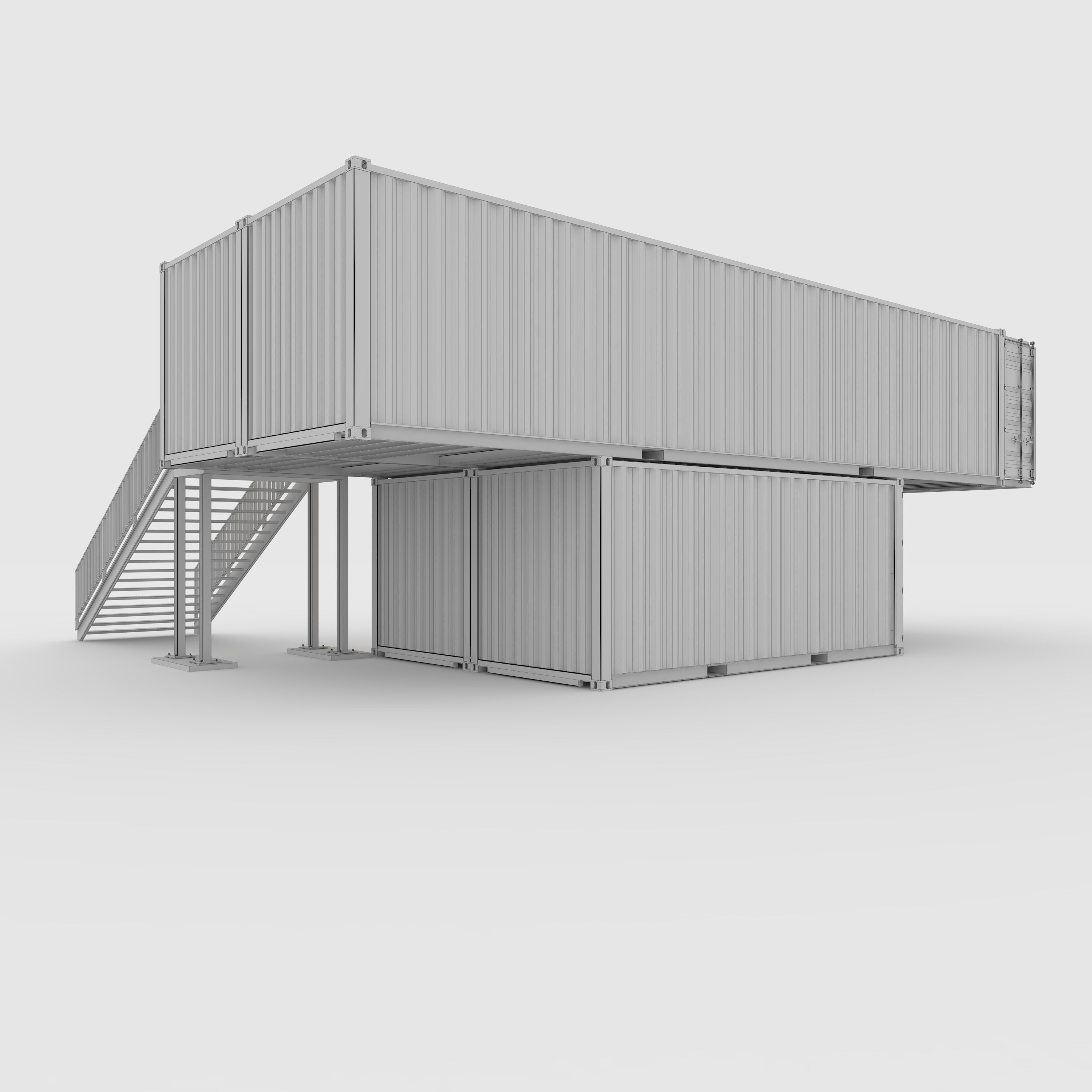 Container House 2 3D model_7