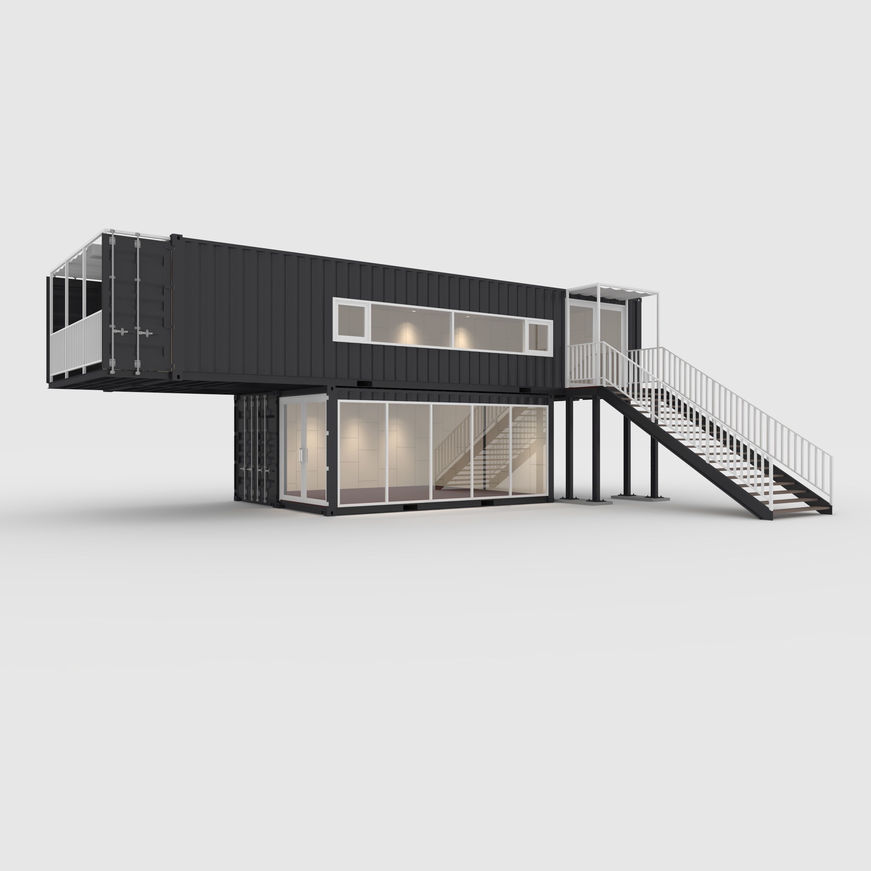 Container House 2 3D model_2