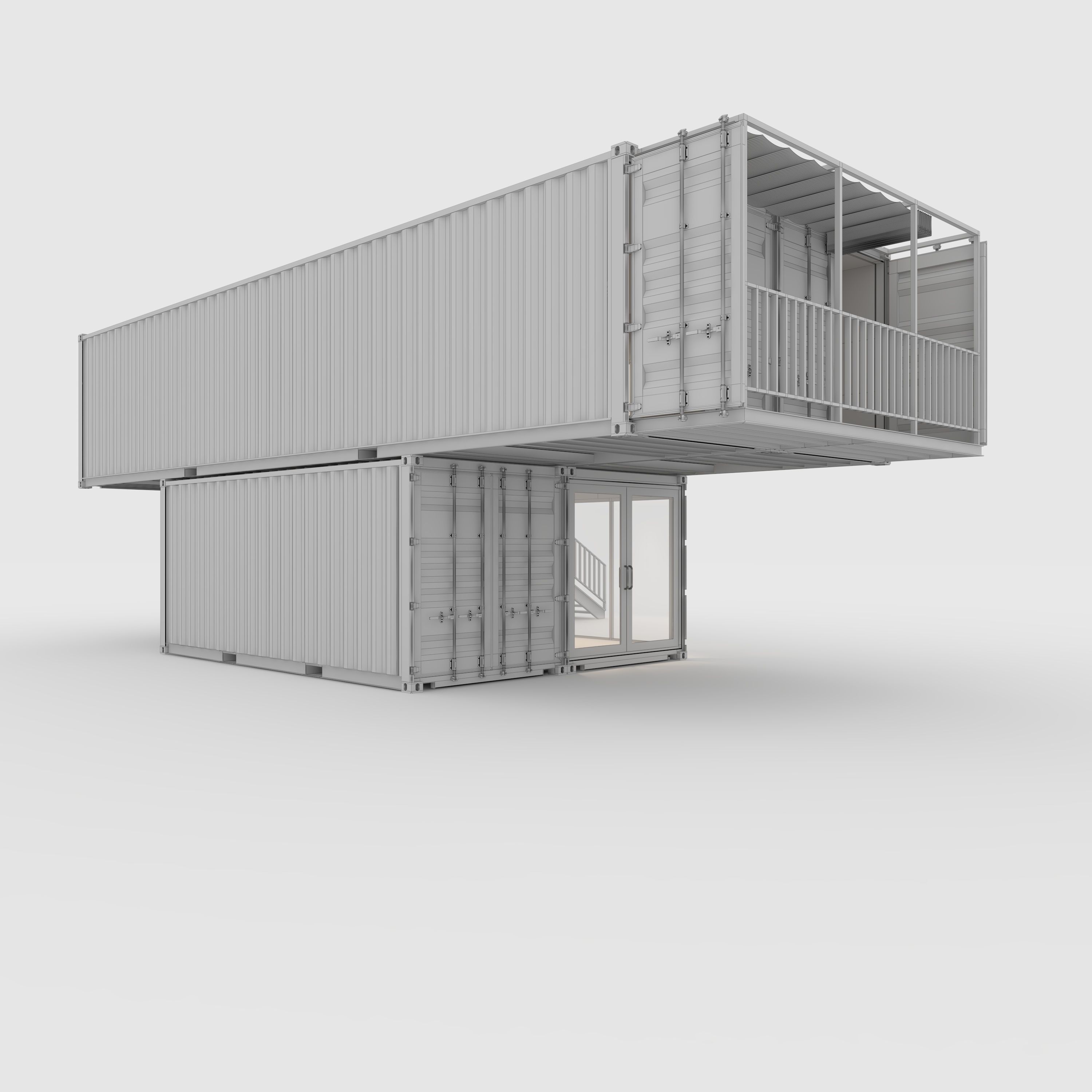 Container House 2 3D model_9