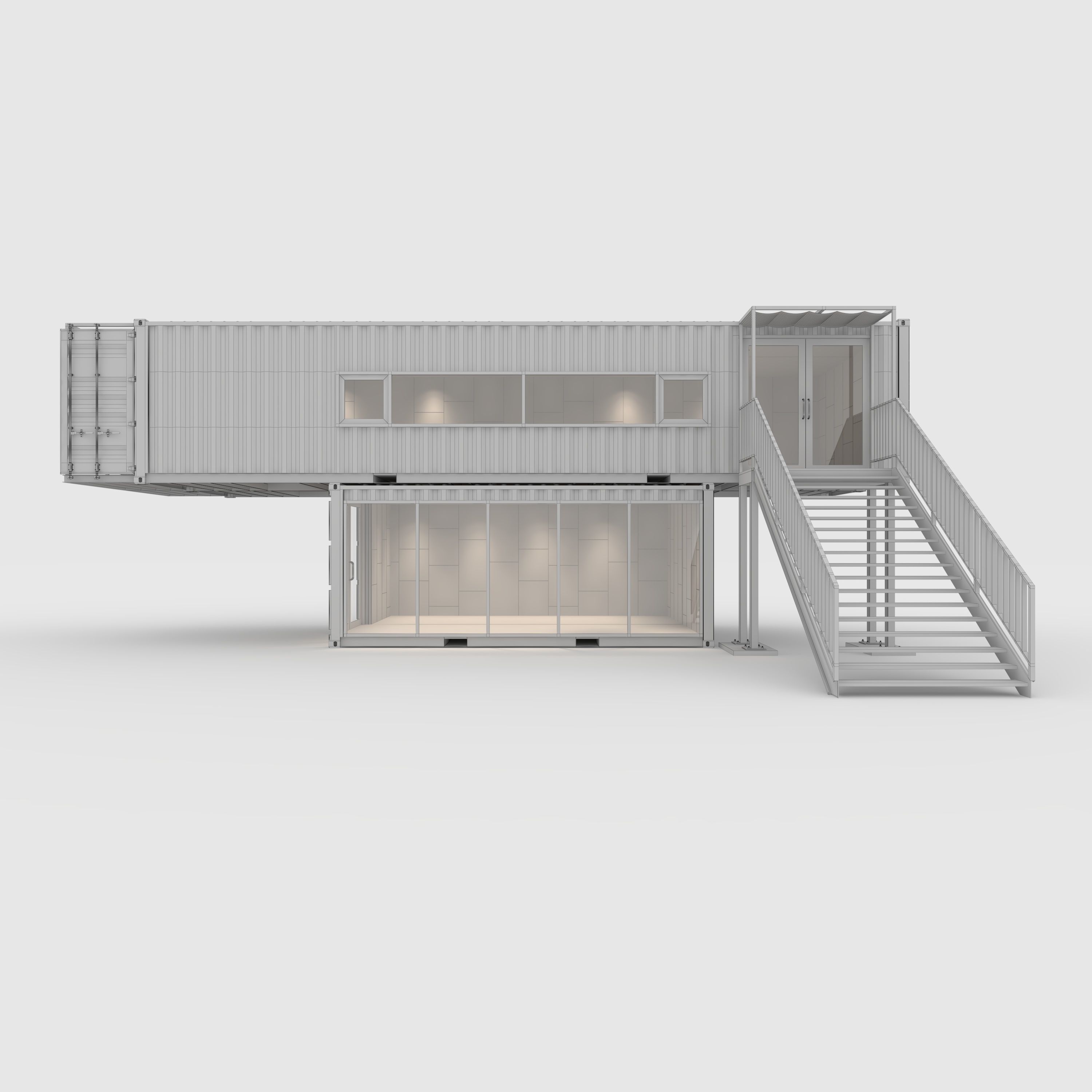 Container House 2 3D model_5