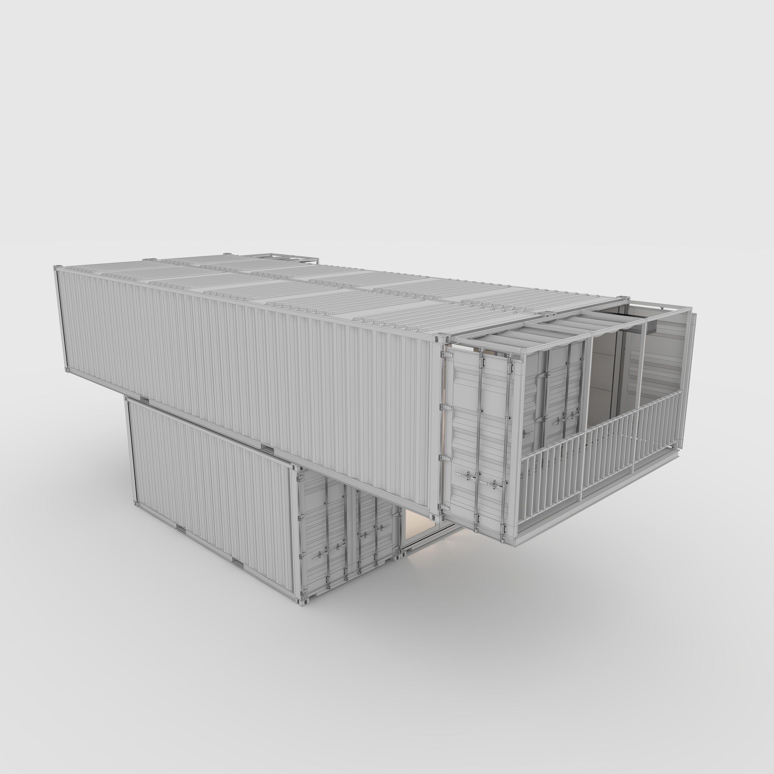 Container House 2 3D model_19