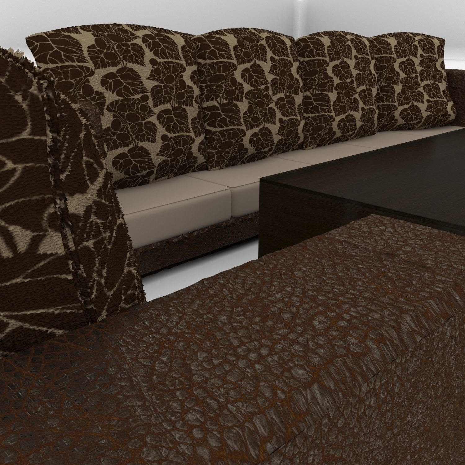 Furniture set 3D model_4