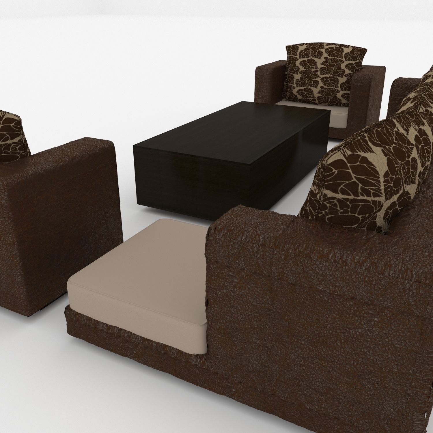 Furniture set 3D model_5