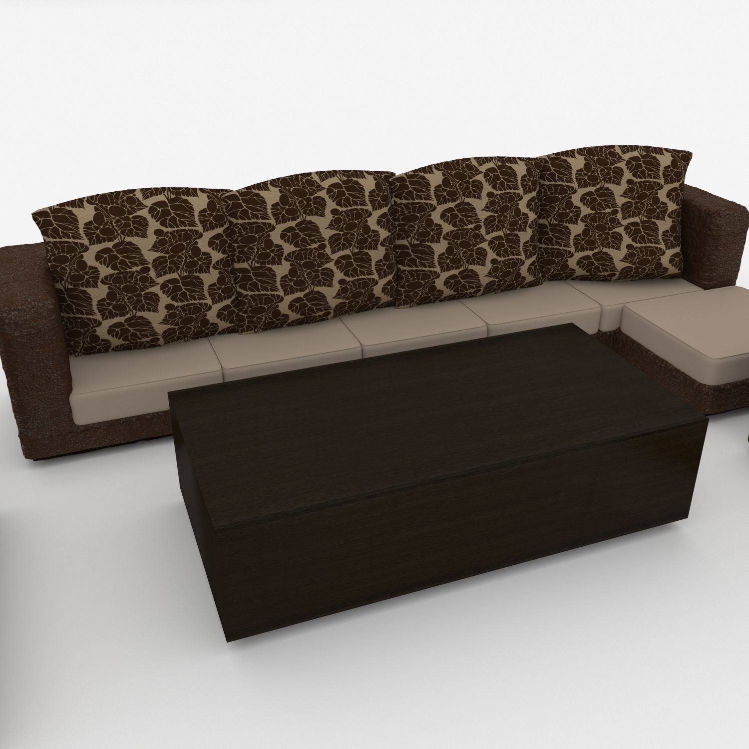 Furniture set 3D model_2