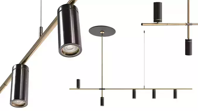 Black and Gold Chandelier