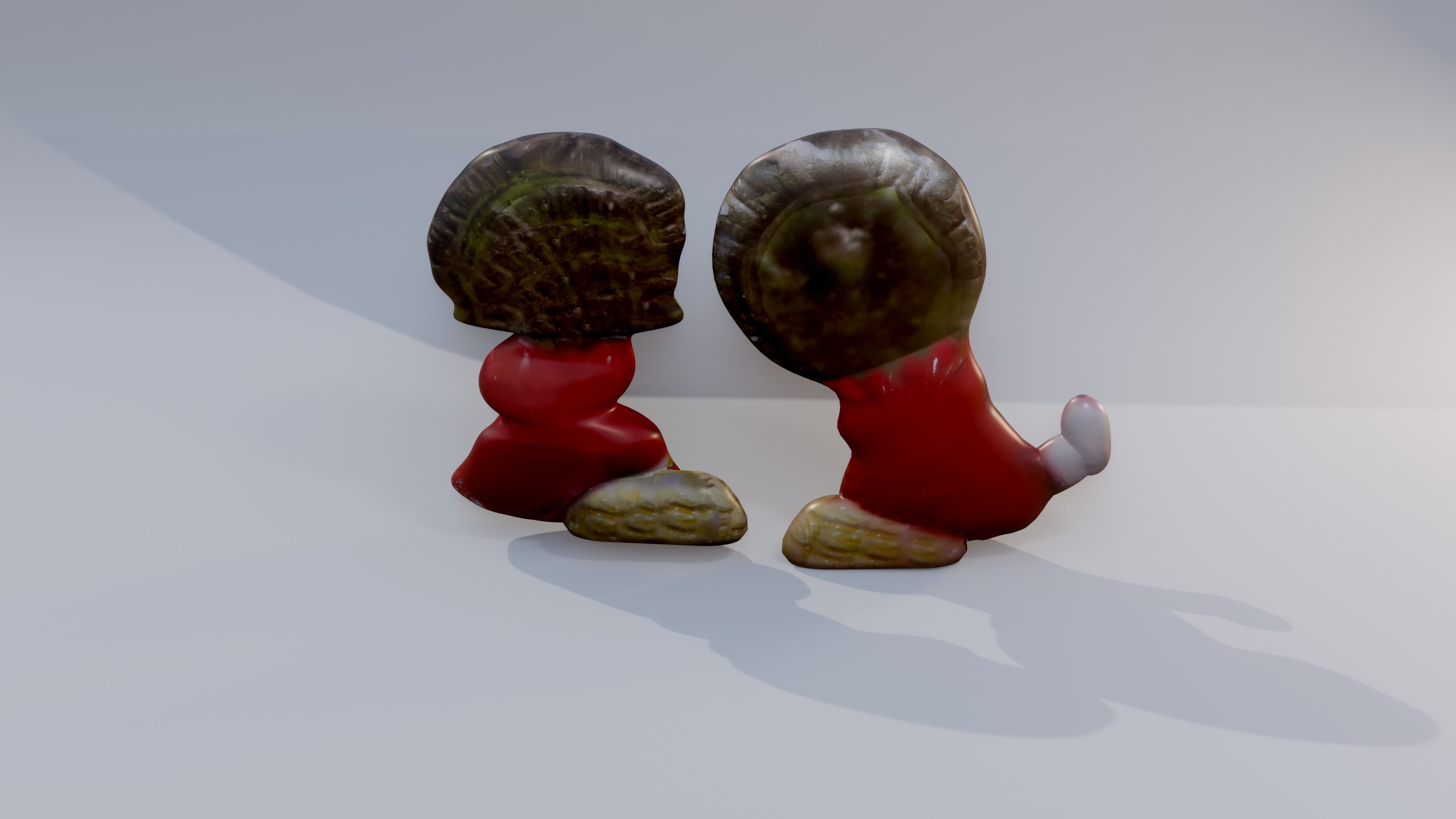 Baby Doll Low-poly 3D model_3