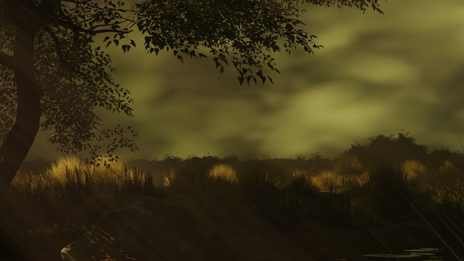 Stylized Nature Ruin in a Beautiful Landscape 3D model_4