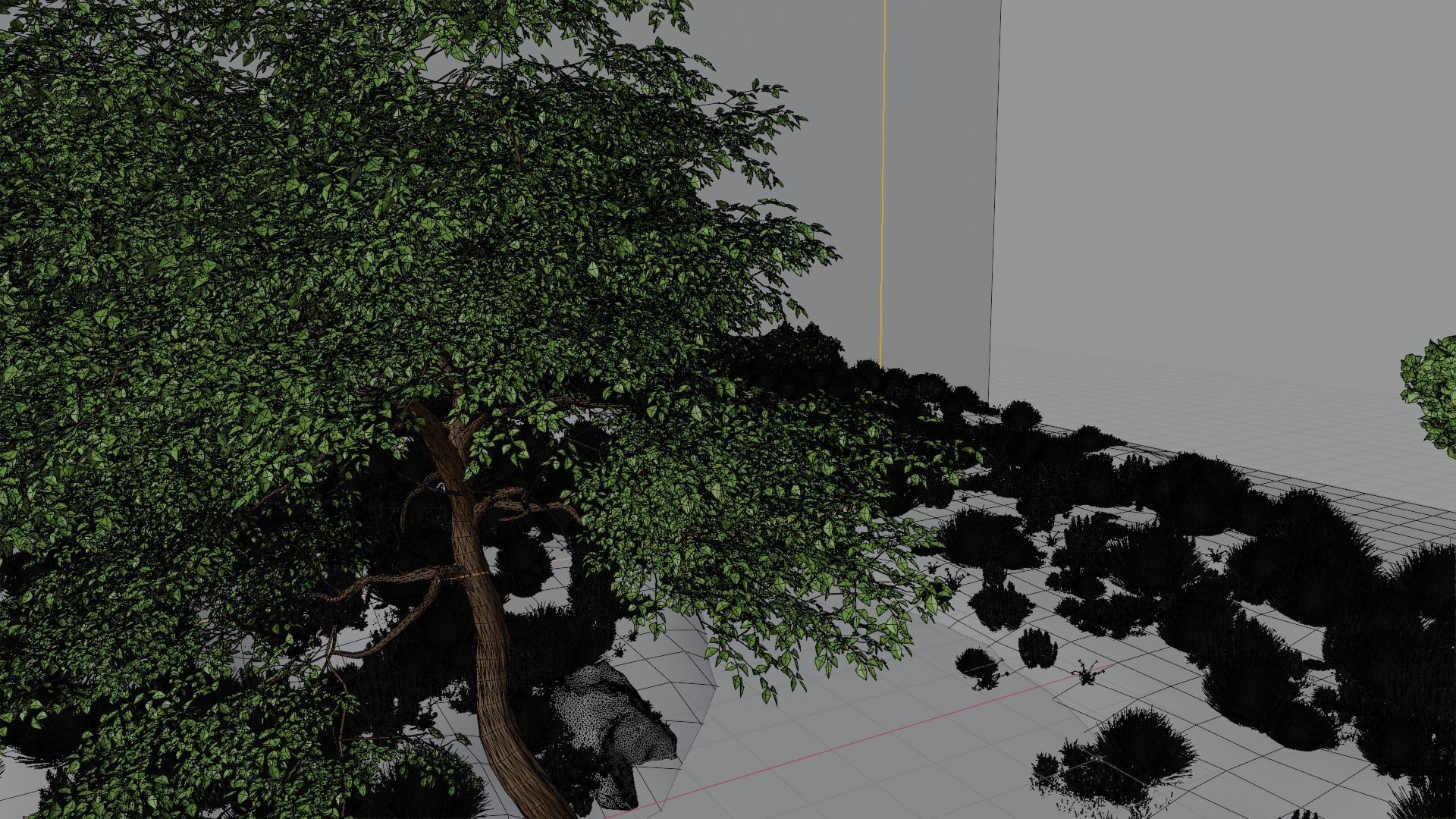 Stylized Nature Ruin in a Beautiful Landscape 3D model_6