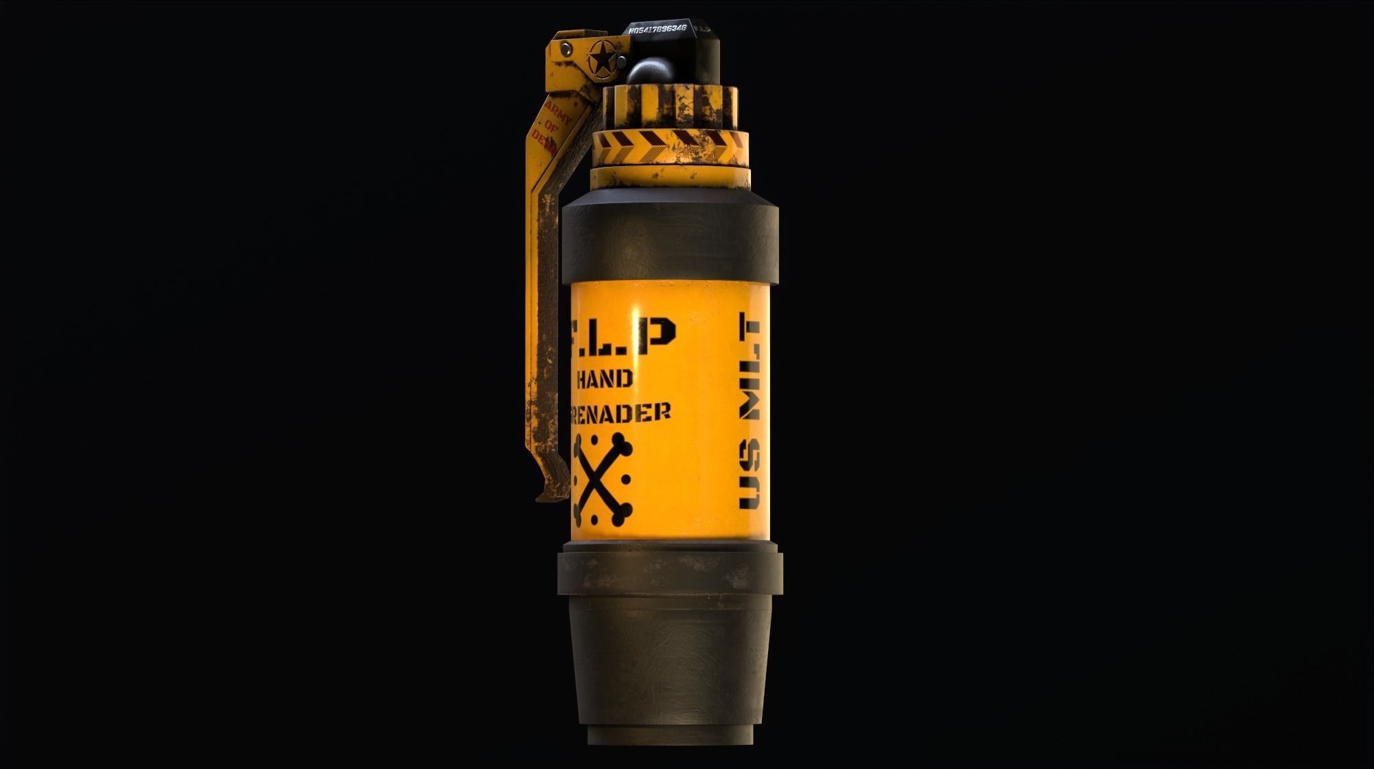  grenades01 Low-poly 3D model_2