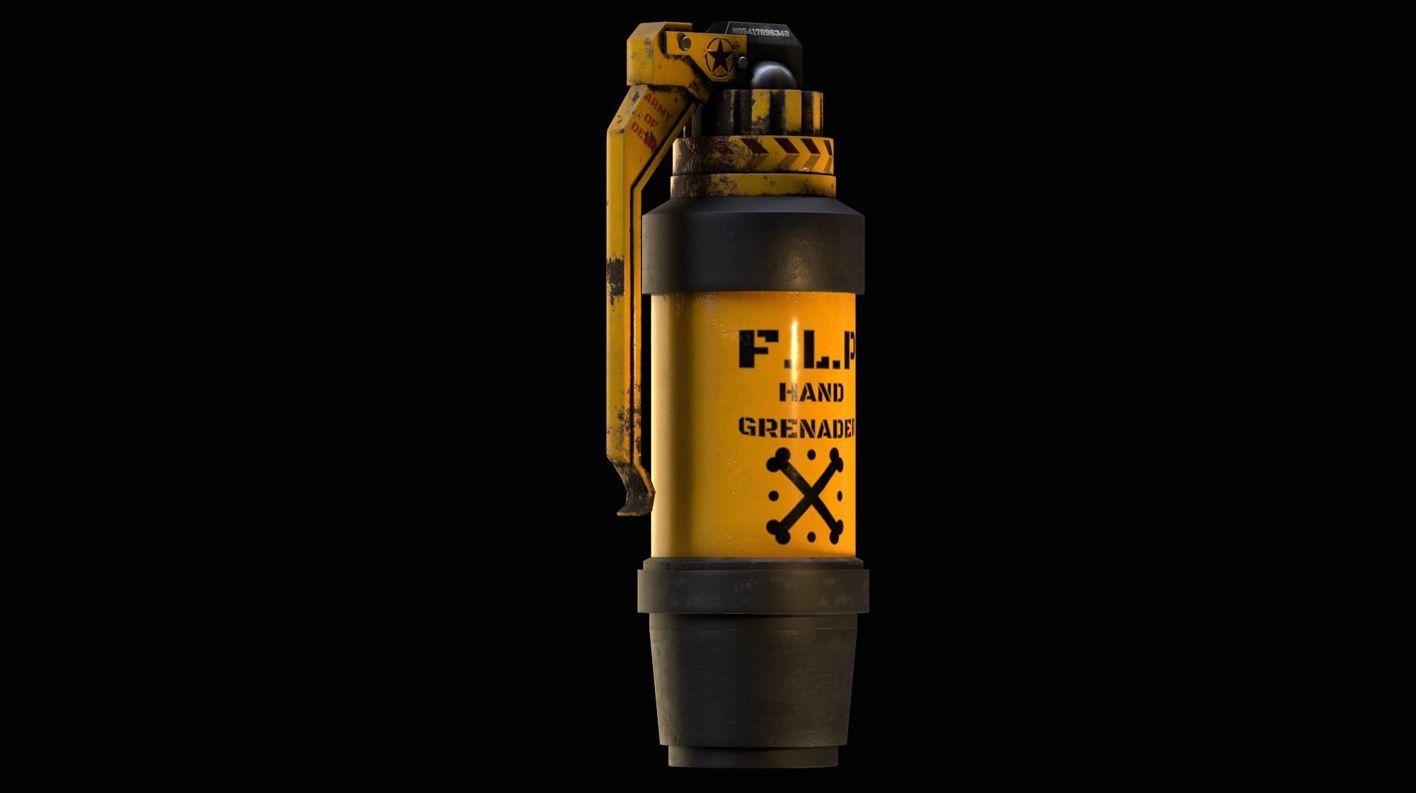  grenades01 Low-poly 3D model_5