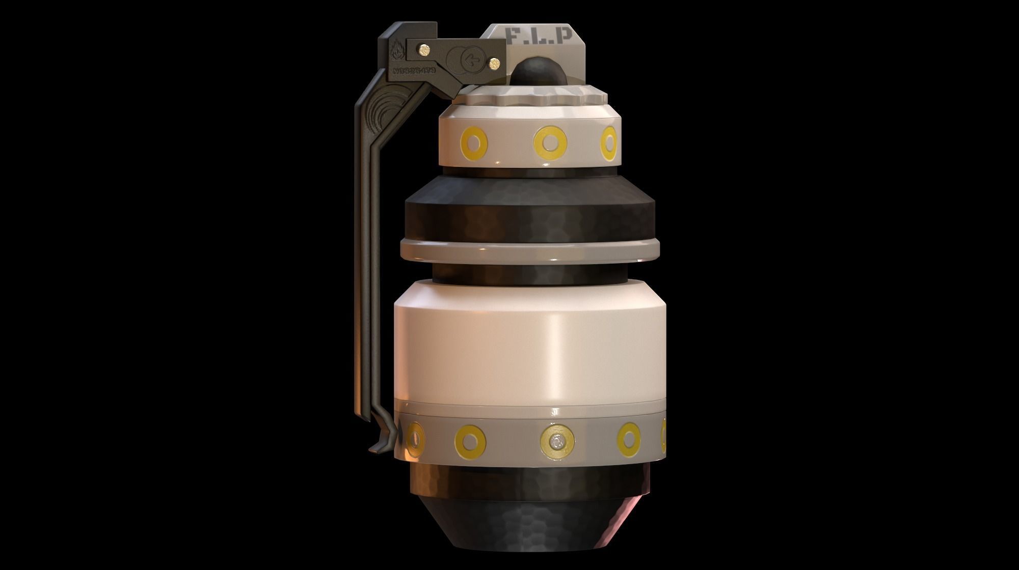  grenades01 Low-poly 3D model_12