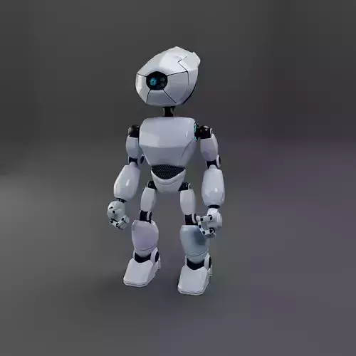Robot  Low-poly 3D model