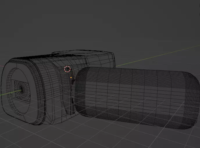 Simple camera  Free 3D model_0