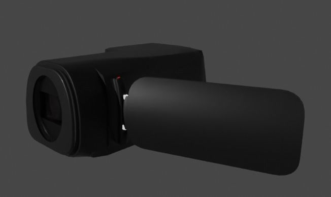 Simple camera  Free 3D model_1