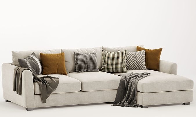 Monza Combo sofa 3D model 5