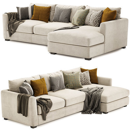 Monza Combo sofa 3D model 2