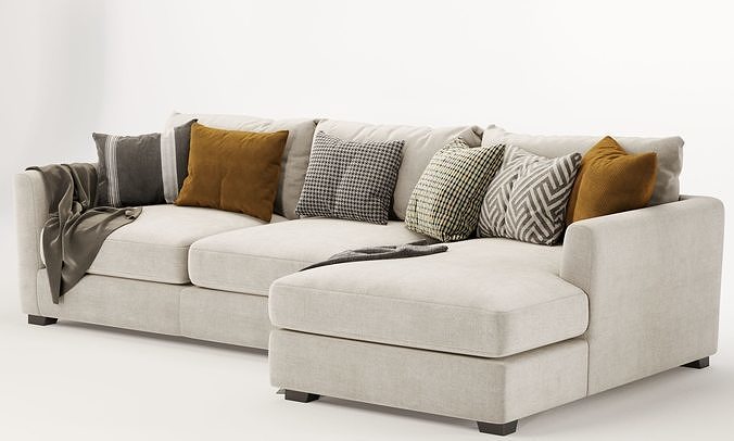 Monza Combo sofa 3D model 4
