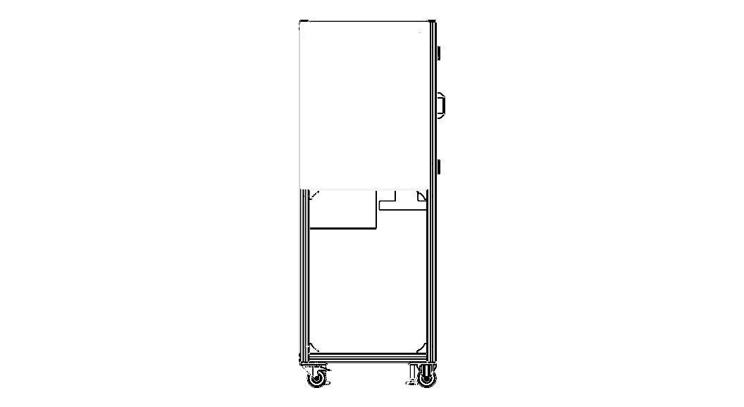 Aluminum Enclosed Workstation WL56 3D model_18