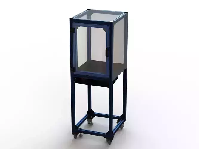 Aluminum Enclosed Workstation WL56