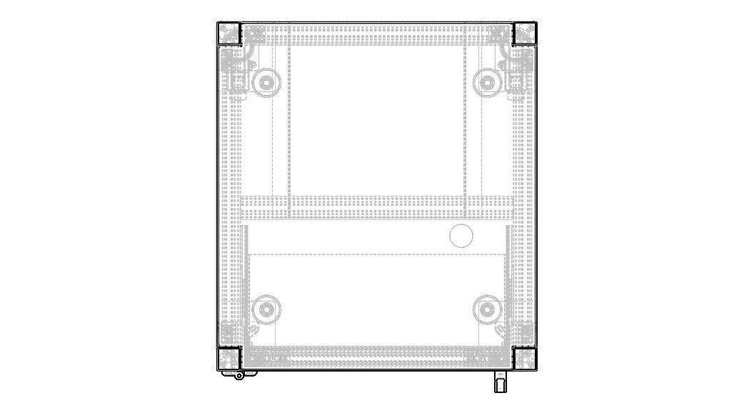 Aluminum Enclosed Workstation WL56 3D model_11