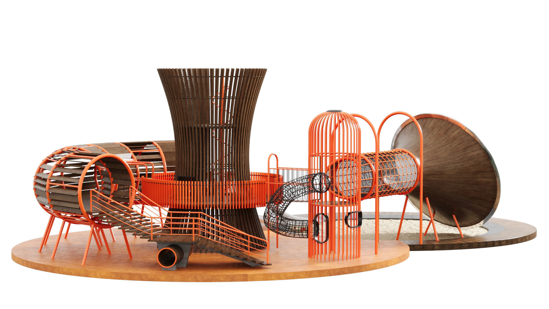 Large Playground 3D model_2