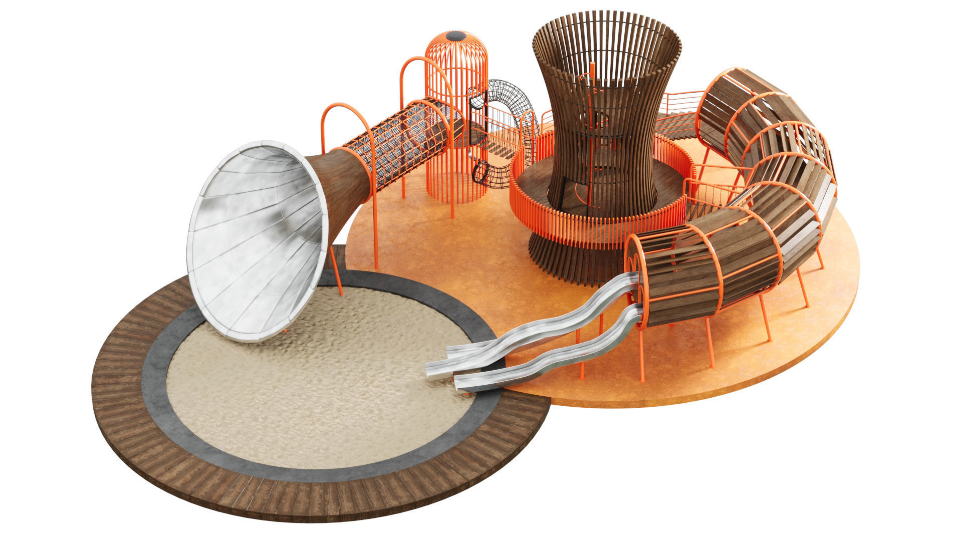 Large Playground 3D model_4