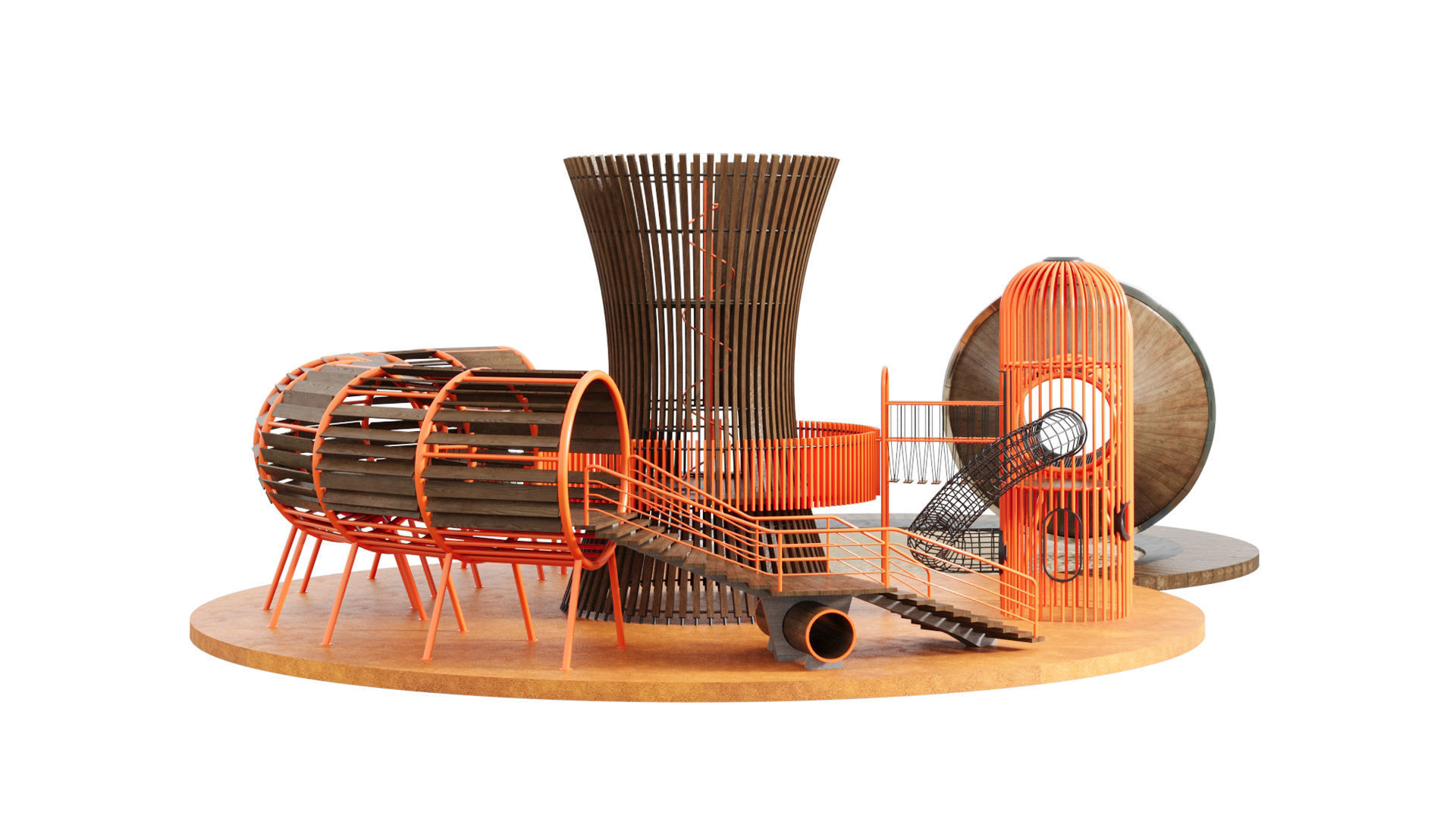 Large Playground 3D model_7