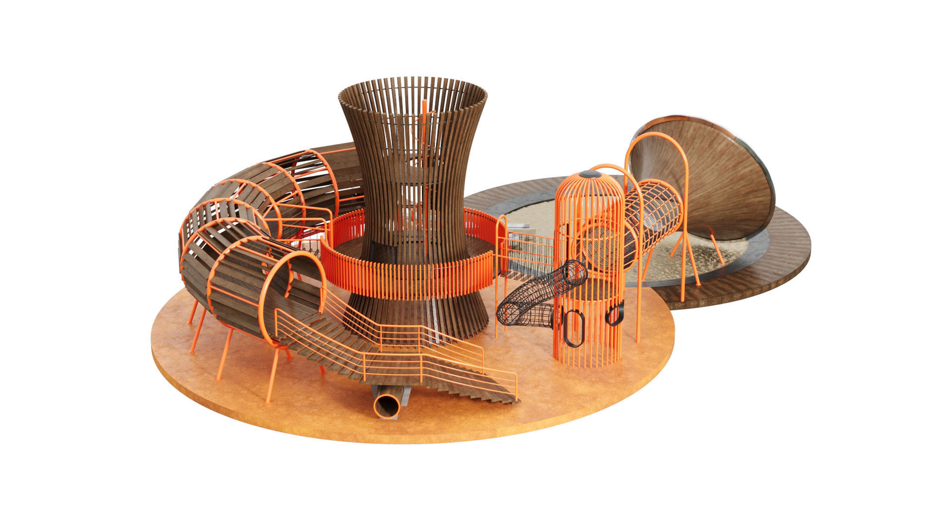 Large Playground 3D model_5