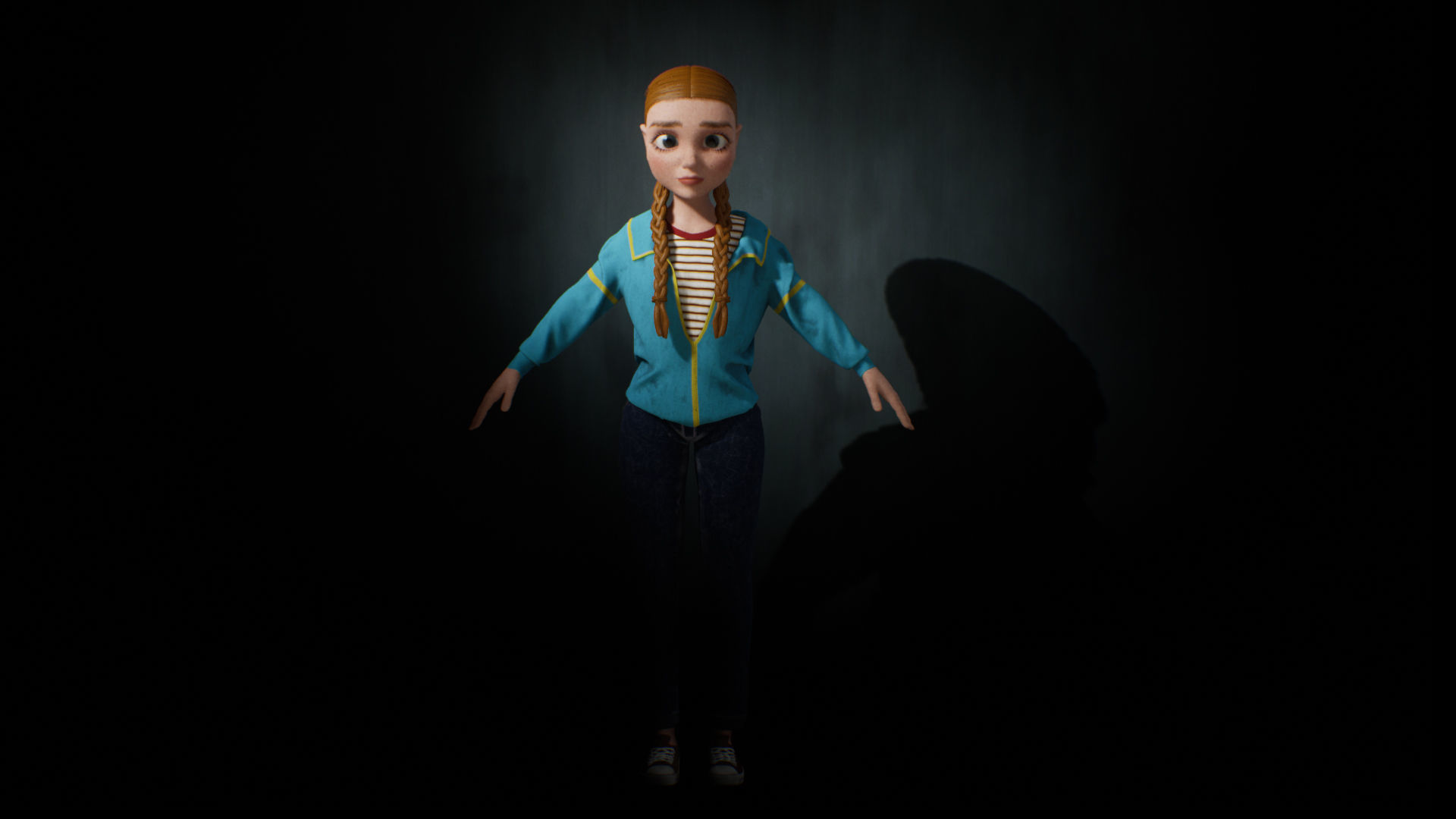 Low Poly Game Ready Rigged Stylized Character Max Low-poly 3D model_1