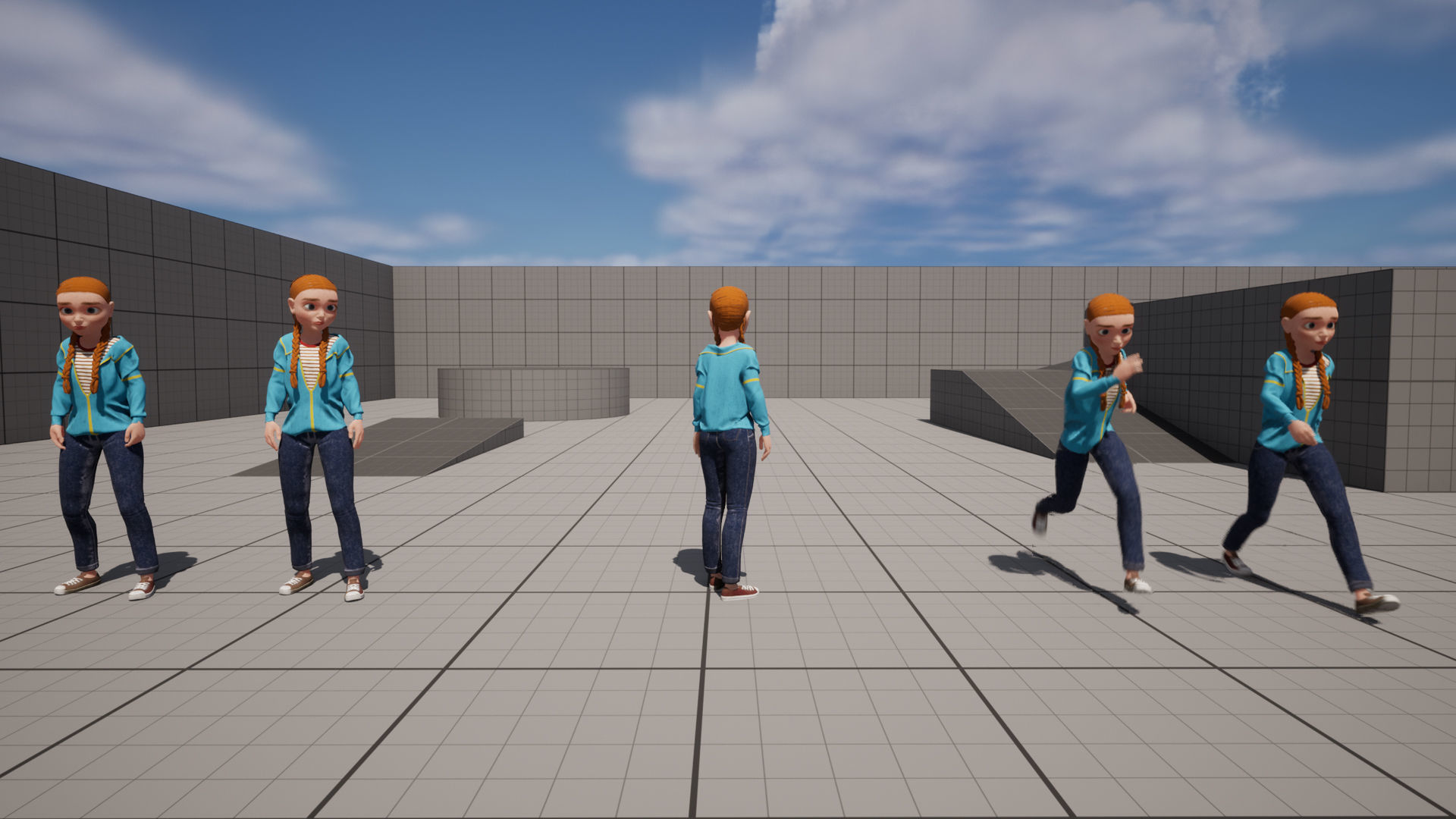 Low Poly Game Ready Rigged Stylized Character Max Low-poly 3D model_4