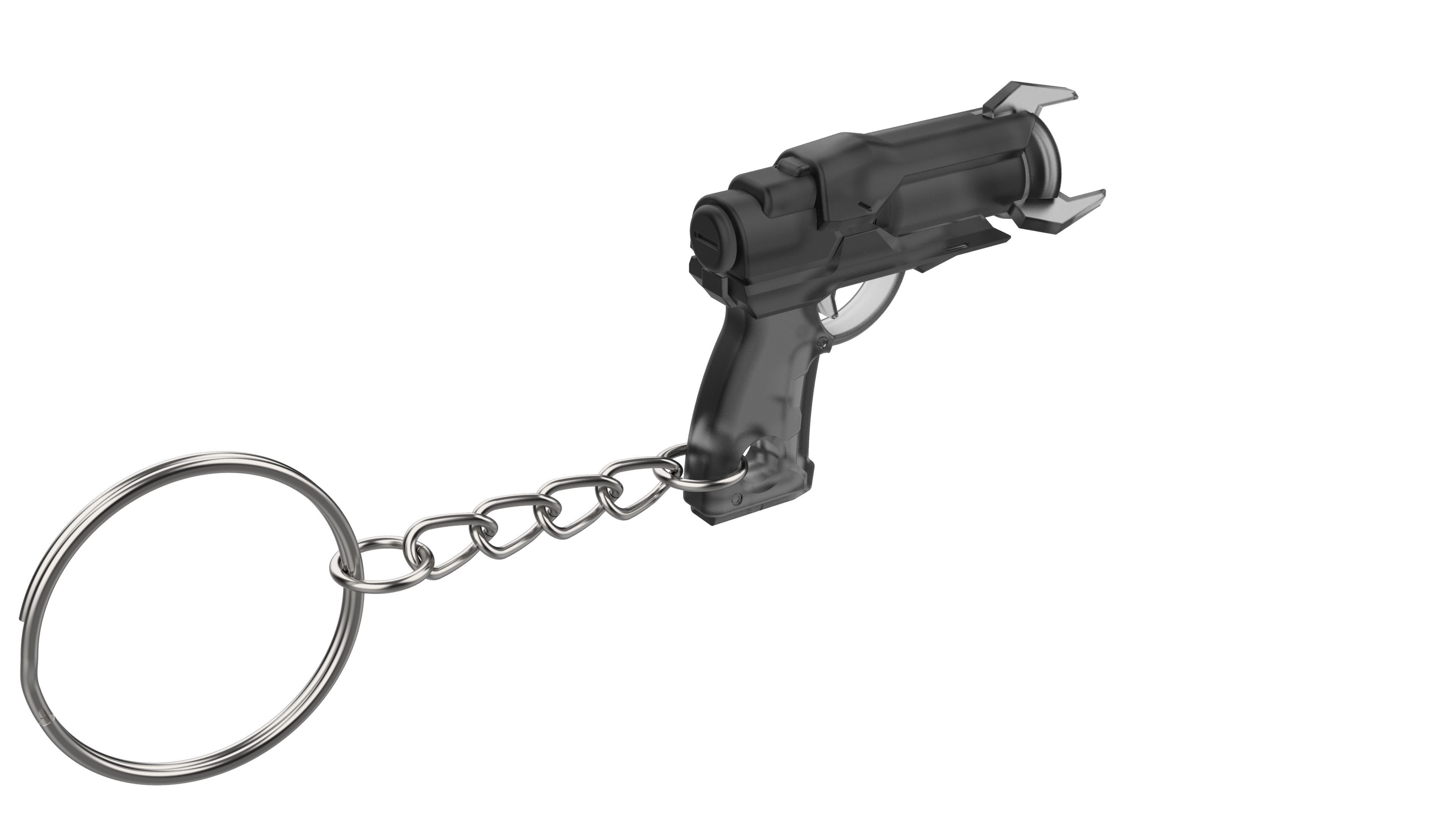 Keychain - Ana Dart Blaster - Overwatch - Printable model - STL 3D print model_3